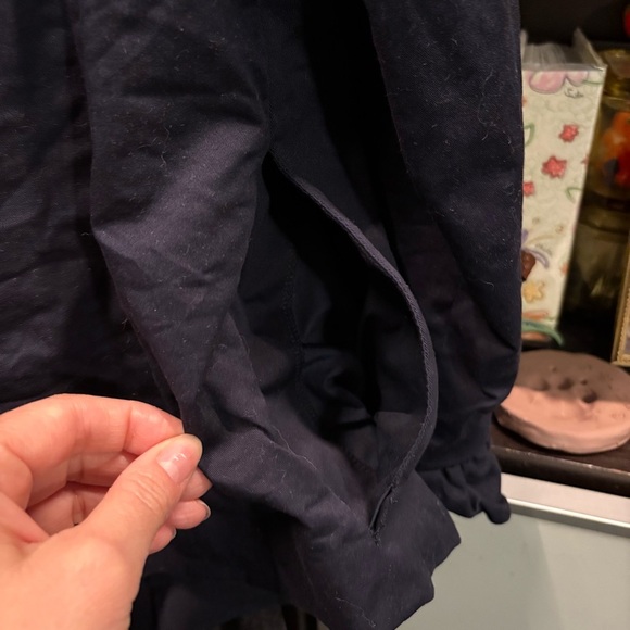 Size 4 lined blue jacketed with ruffles - Picture 4 of 6